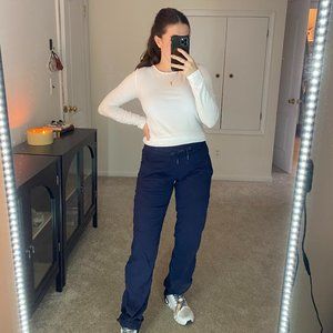 Lululemon Navy Dance Studio Mid-Rise Pant